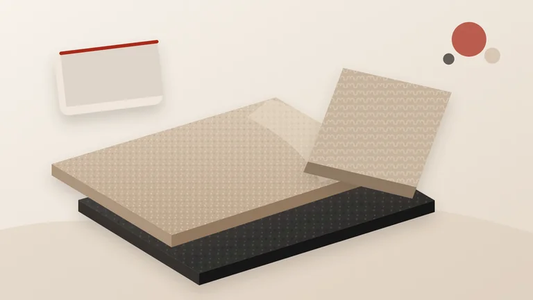 Carpet underpad: what it does and how to choose Illustration of carpet and underpad samples arranged for comparison